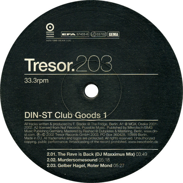 Din-St - Club Goods 1 | Near Mint+ (NM+) Excellent (EX)