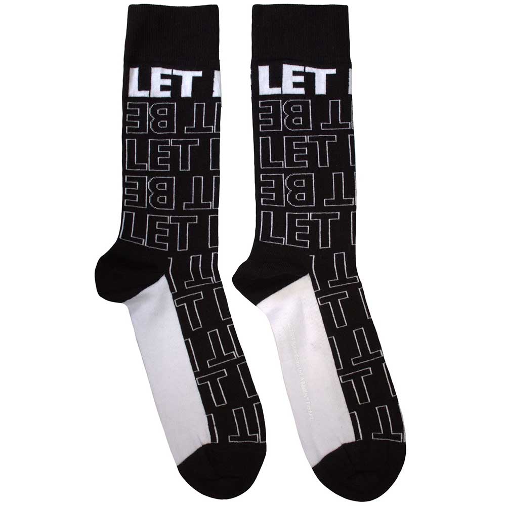 The Beatles - Let It Be Text Outlines Repeat |