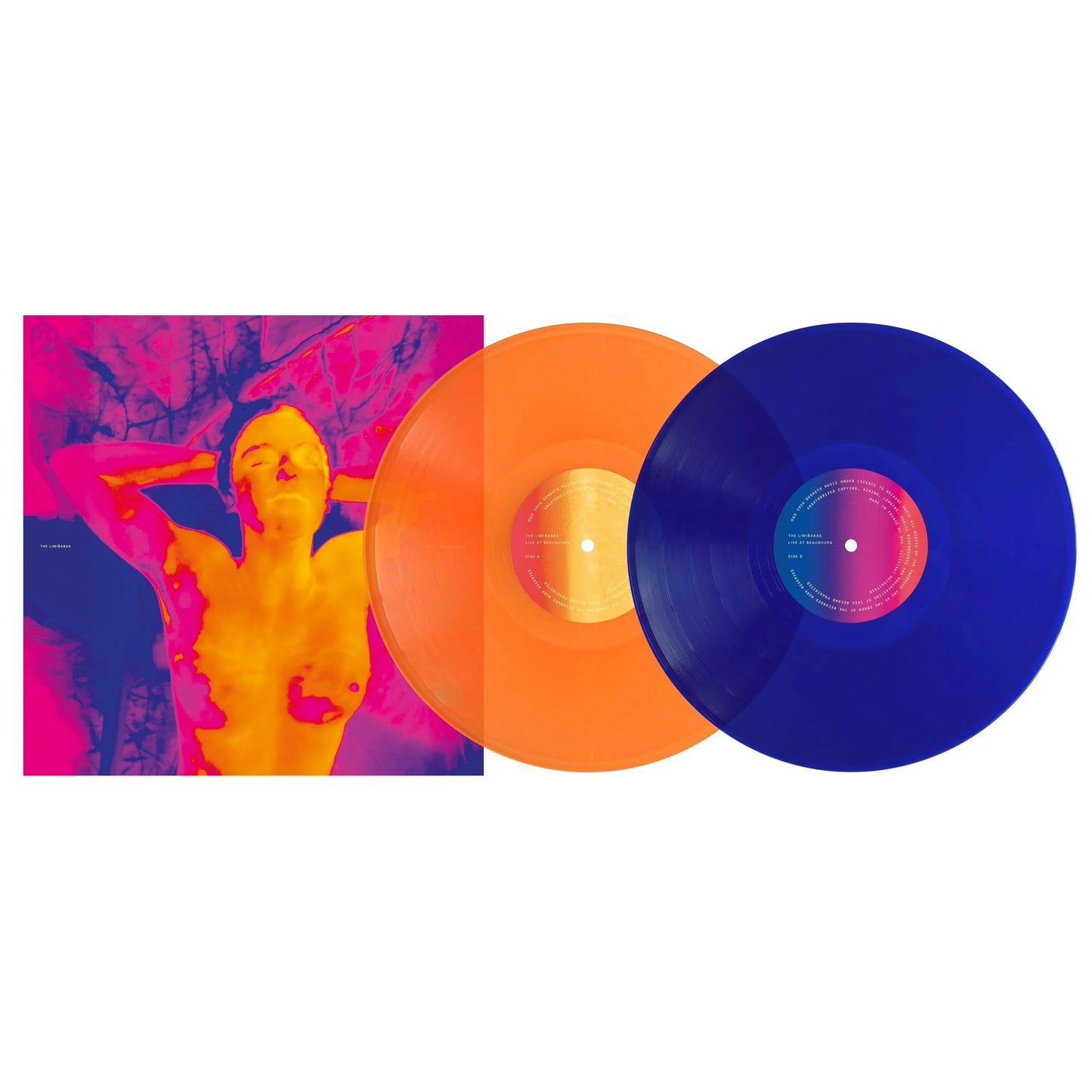 The Limiñanas - (PRESALE 6/19/26) Live At Beaubourg (CLEAR BLUE CLEAR ORANGE 2xVINYL) | Mint (M) Mint (M)