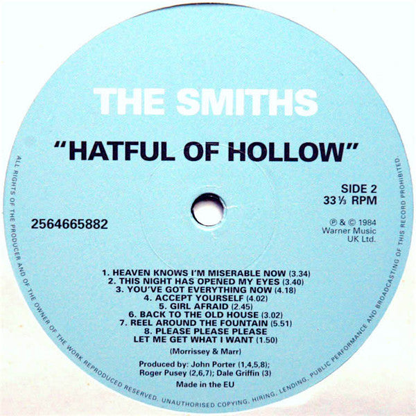 Hatful Of Hollow (VINYL) | Mint (M) Mint (M)