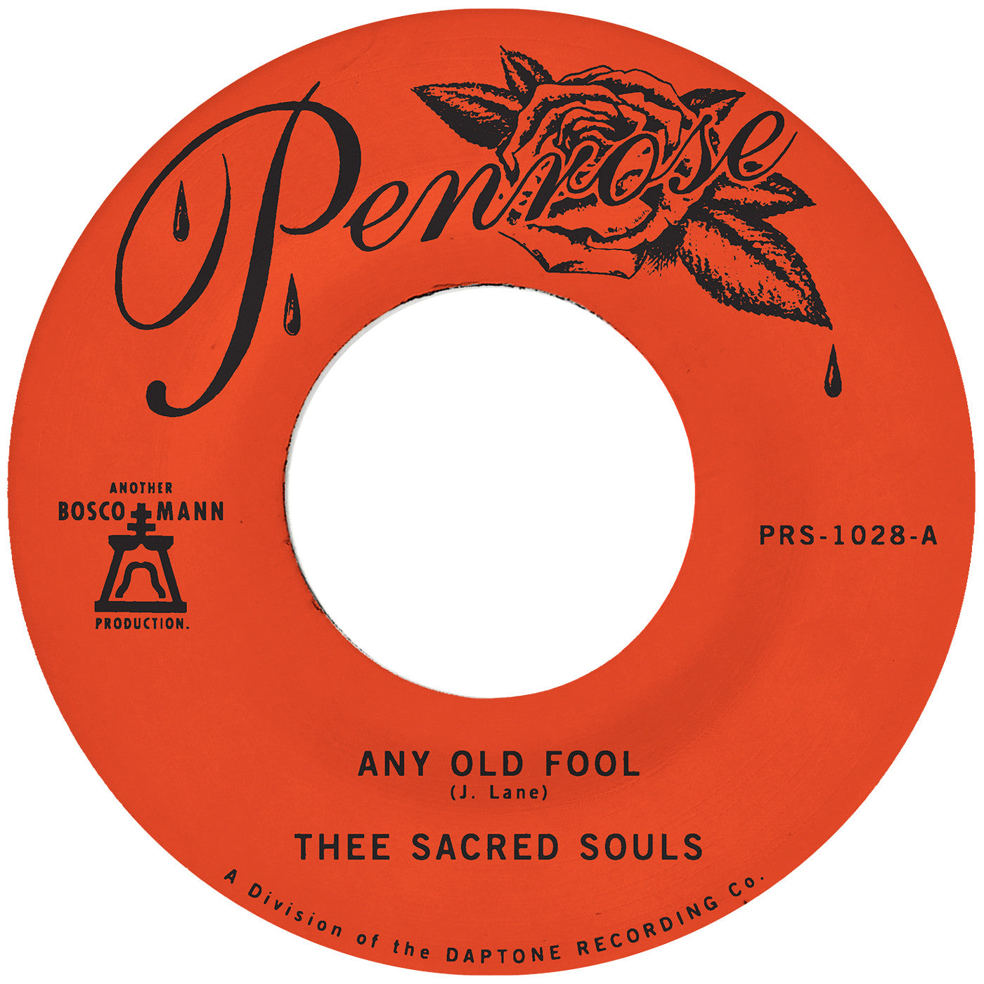 Thee Sacred Souls - Any Old Fool B/W Price I'Ll Pay (VINYL 7") |