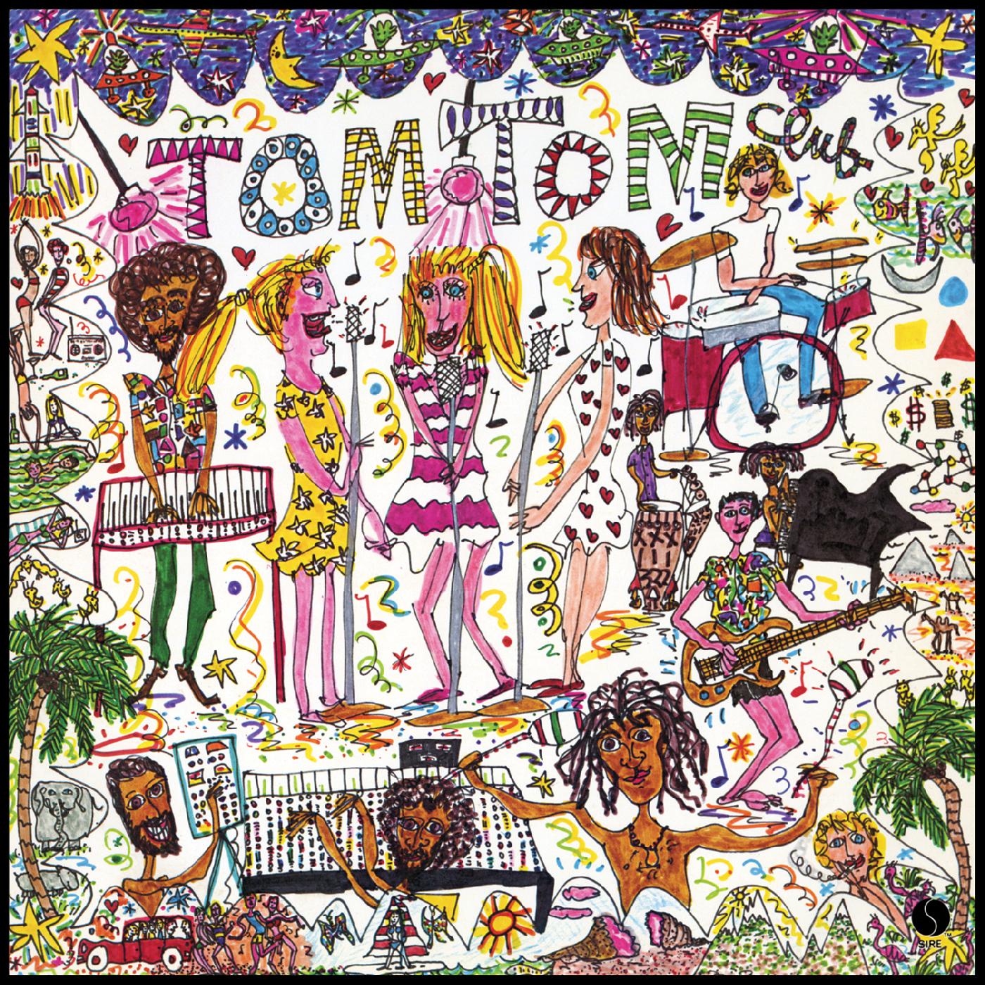 Tom Tom Club - Tom Tom Club (Clear With Pink White & Green Splatter Vinyl) (45Th Anniversary) | Mint (M) Mint (M)