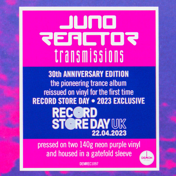 Juno Reactor - Transmissions (2X Purple Vinyl) | Mint (M) Mint (M)