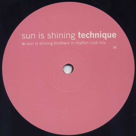 Technique - Sun Is Shining (12" VINYL) | Very Good Plus (VG+) Very Good Plus (VG+)