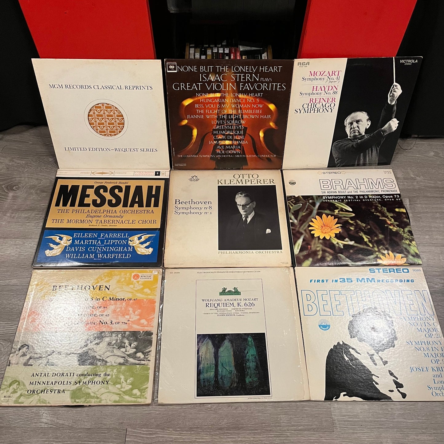 Various - 9 CLASSICAL VINYL RECORD LPS *EX-NM* |