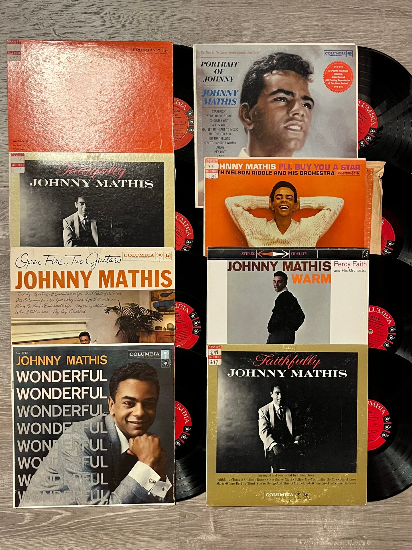 Johnny Mathis - 8 LPS / MONO SIX EYE LOT COLLECTION | Very Good Plus (VG+) Excellent (EX)