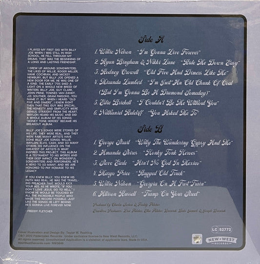 Live Forever (A Tribute To: Billy Joe Shaver) | Mint (M) Mint (M)