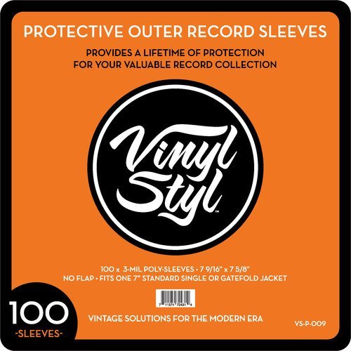 Vinyl Styl - 7 9/ 16" X 7 5/ 8" 3 Mil Protective Outer Record Sleeve 100CT |
