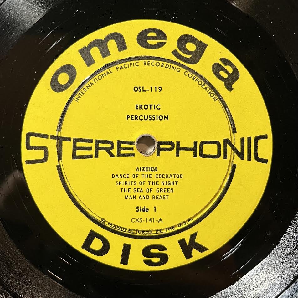 Unknown Artist - Erotic Percussion (VINYL) | Very Good Plus (VG+) Excellent (EX)