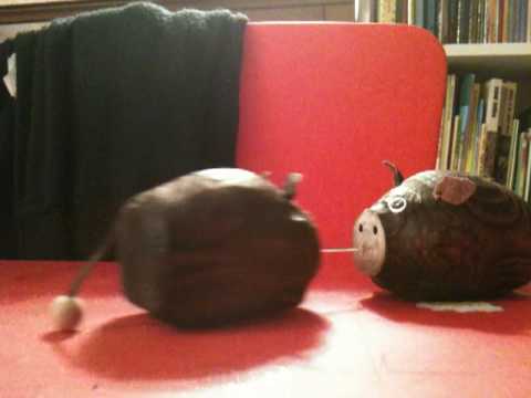 Happy Winter Solstice from the Kissing Pigs