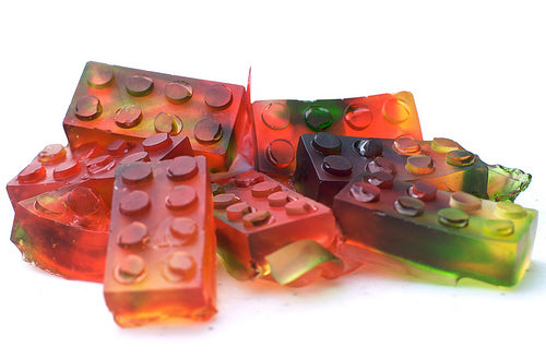 Gold Bear Lego Bricks