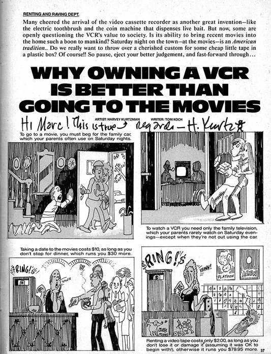 Regards From Harvey Kurtzman
