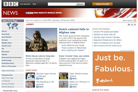 Stellar Content-Based Advertising FAIL On BBC News