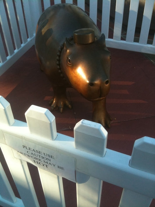Burning Up: Tom Otterness Art Installation in San Jose