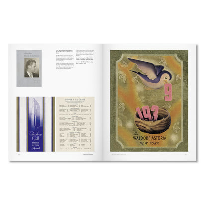 Menu Design in America (German, French, English)