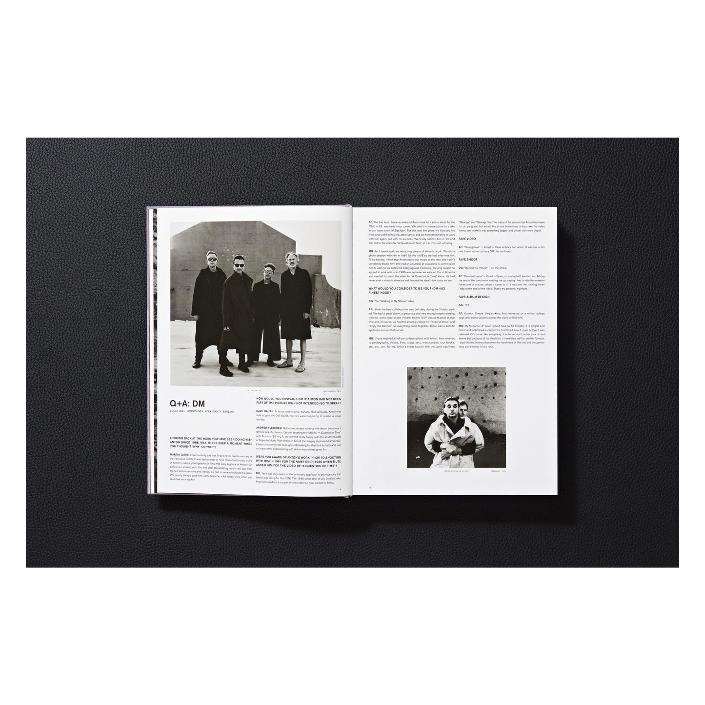 Depeche Mode by Anton Corbijn (German, French, English)