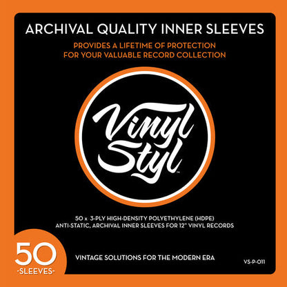 Archival Quality Inner Sleeves - 50 Count | Mint (M)