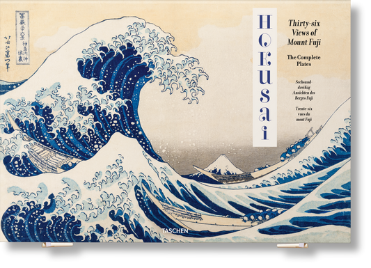 Hokusai. Thirty-six Views of Mount Fuji (German, French, English)