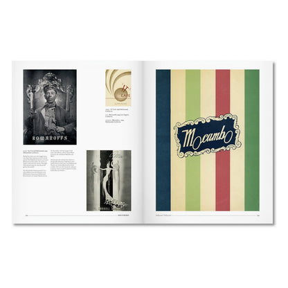 Menu Design in America (German, French, English)