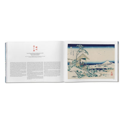 Hokusai. Thirty-six Views of Mount Fuji (German, French, English)
