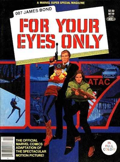 Marvel Comics Super Special #19 (1977) 007 James Bond - For Your Eyes Only