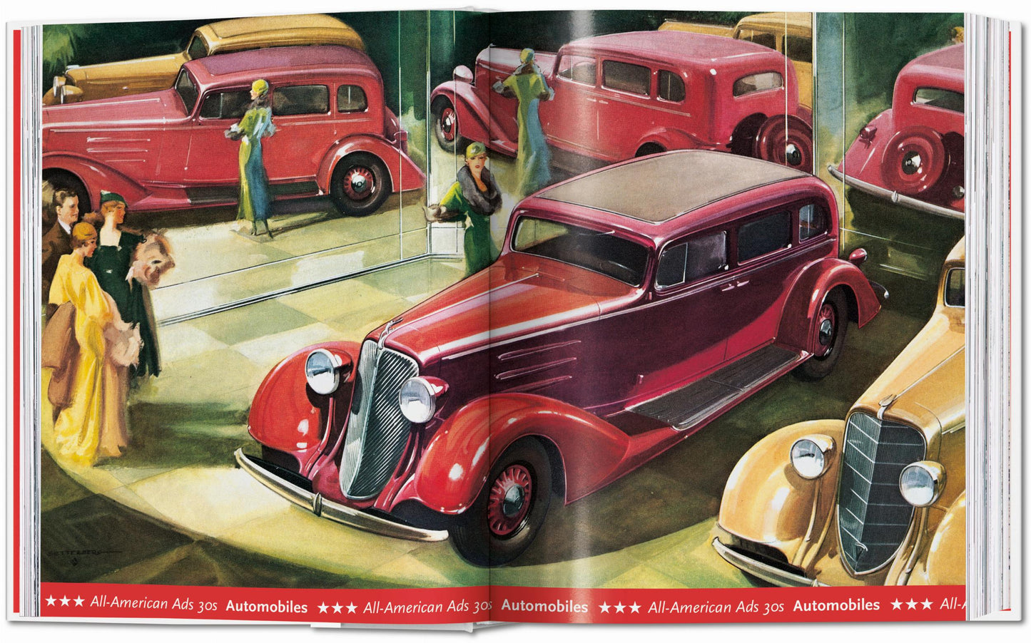 All-American Ads of the 30s (German, French, English)