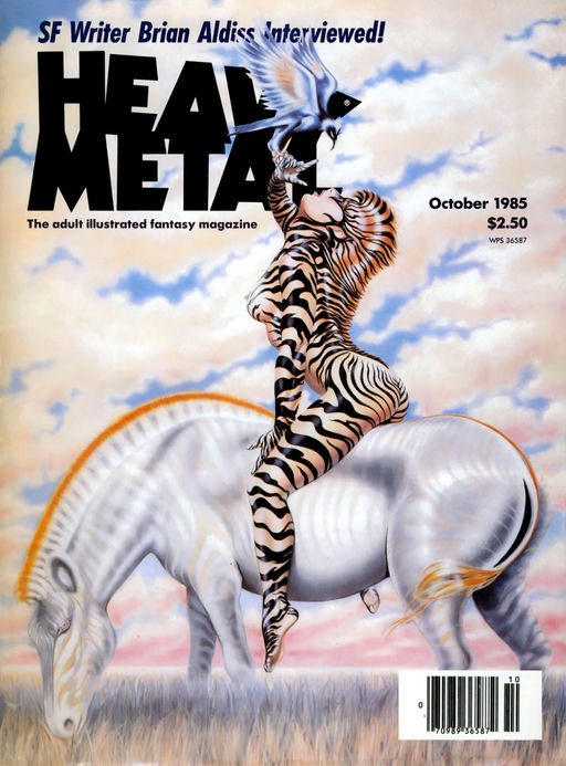 Heavy Metal Magazine October 1985 - Vol. 9 #7