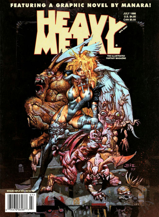 Heavy Metal Magazine July 1998 - Vol. 22 #3