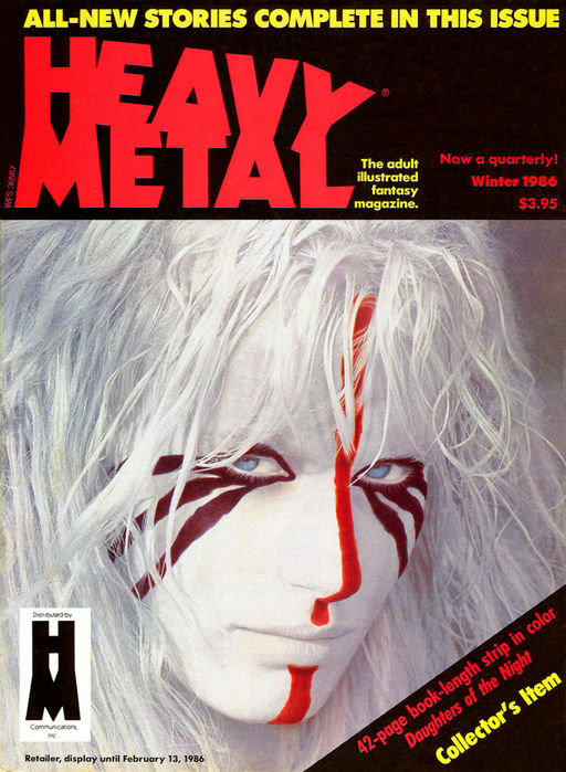 Heavy Metal Magazine Winter 1986 - Vol. 9 #10