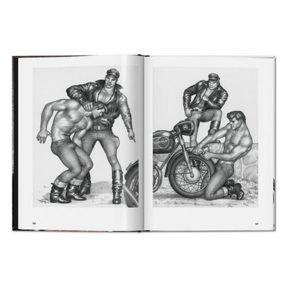 The Little Book of Tom. Bikers (German, French, English)
