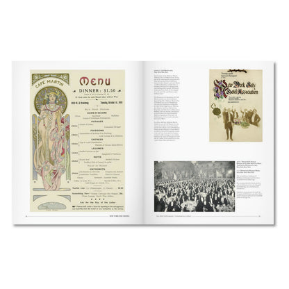 Menu Design in America (German, French, English)