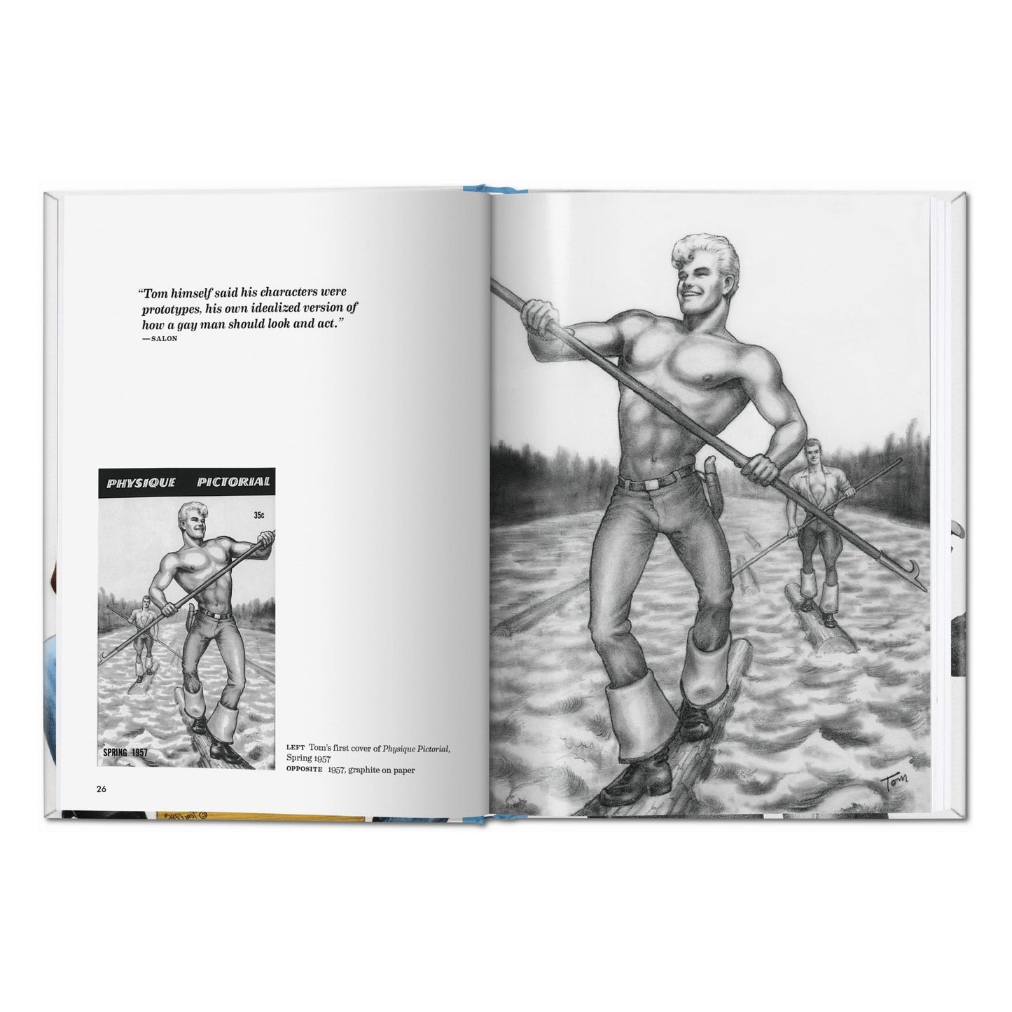 The Little Book of Tom. Blue Collar (German, French, English)