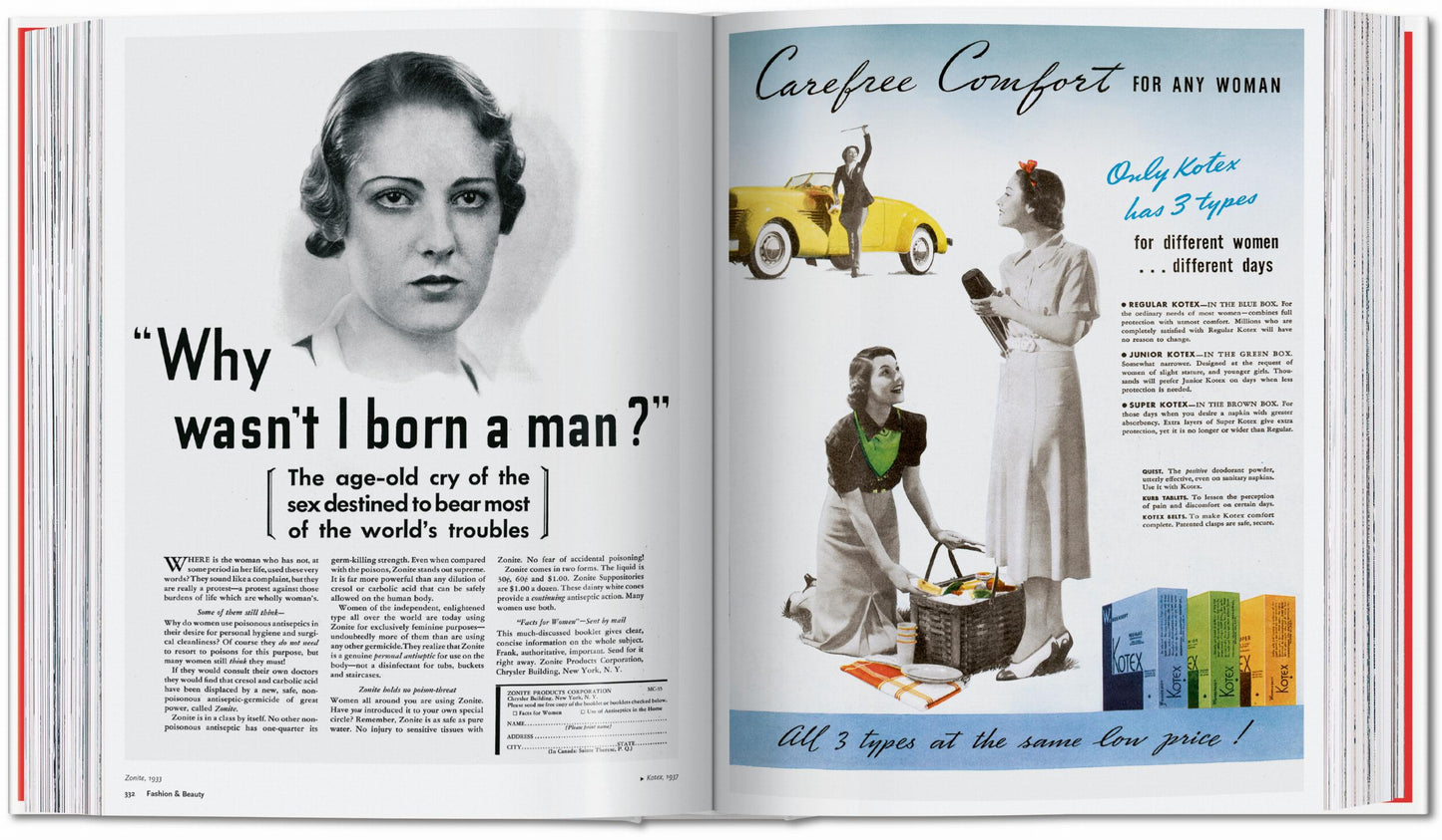 All-American Ads of the 30s (German, French, English)