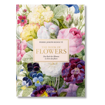 Redouté. The Book of Flowers. 45th Ed. (German, French, English)