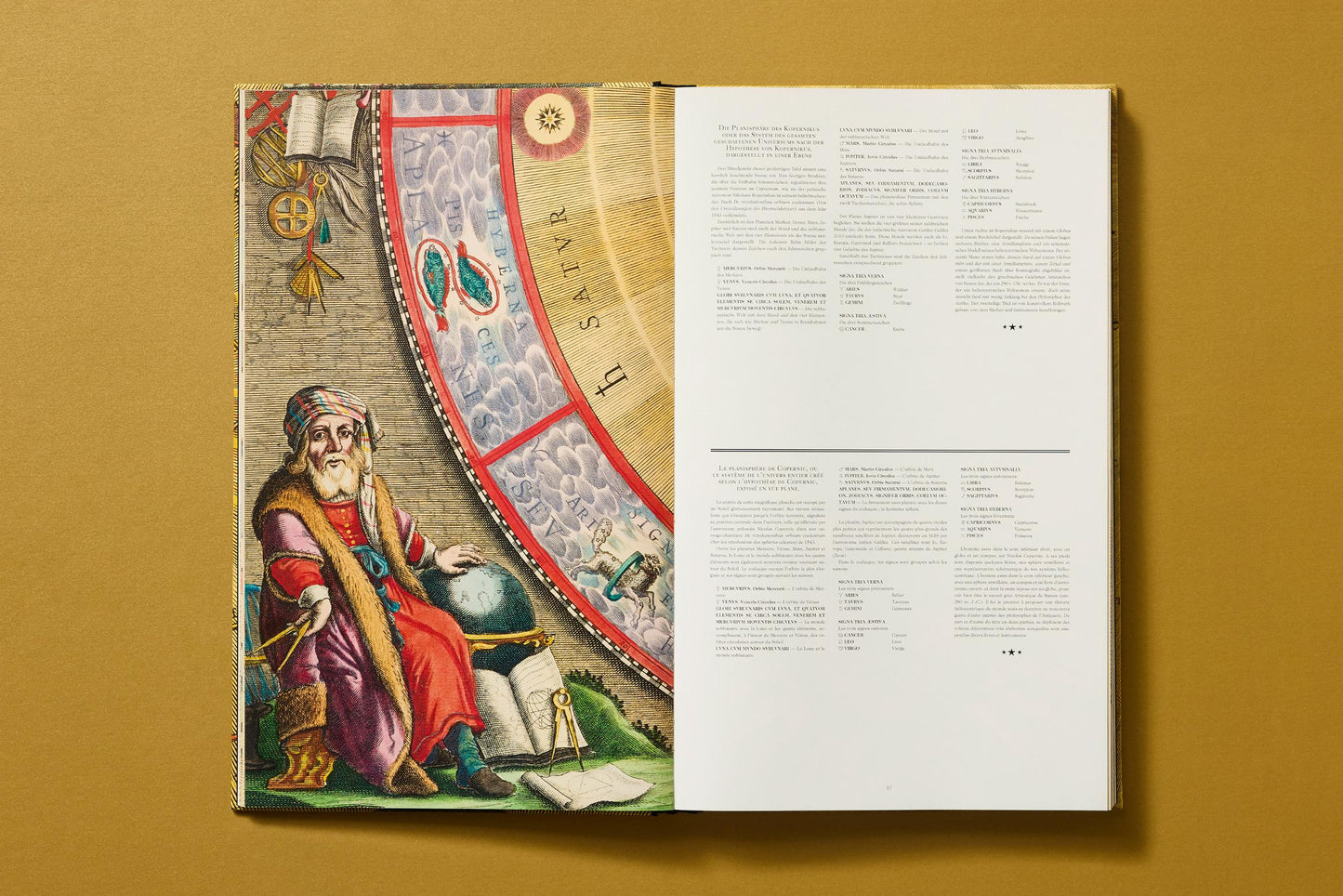 Cellarius Atlas (German, French, English)