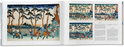 Hokusai. Thirty-six Views of Mount Fuji (German, French, English)