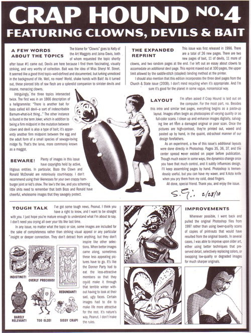 Crap Hound #4: Clowns, Devils & Bait