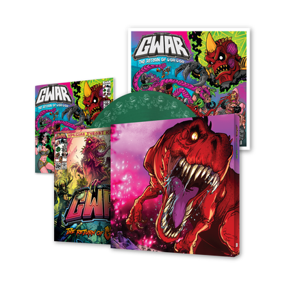 GWAR: 'The Return of Gor Gor' Deluxe Comic Book + Vinyl LP (Limited Edition Evergreen)