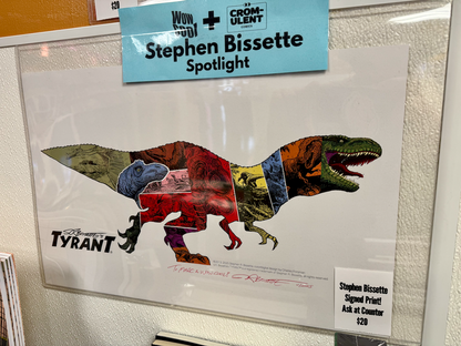 S.R. Bissette’s Tyrant® panel/profile signed print