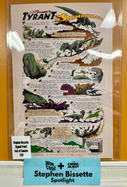 SR Bissette’s Tyrant® in Slumberland signed print