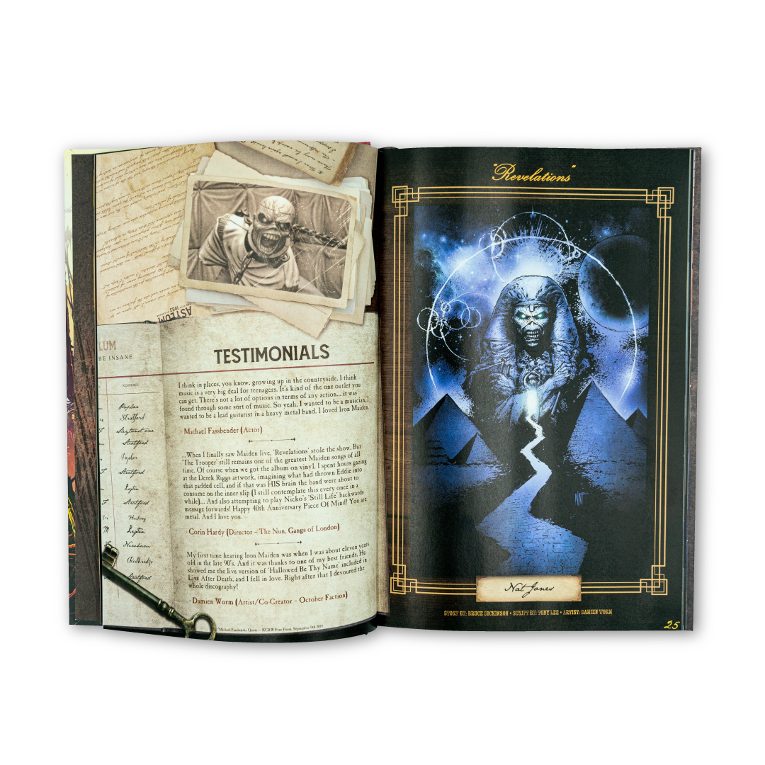 Iron Maiden: Piece Of Mind - "The Trooper" Special Edition II Hardcover Bundle