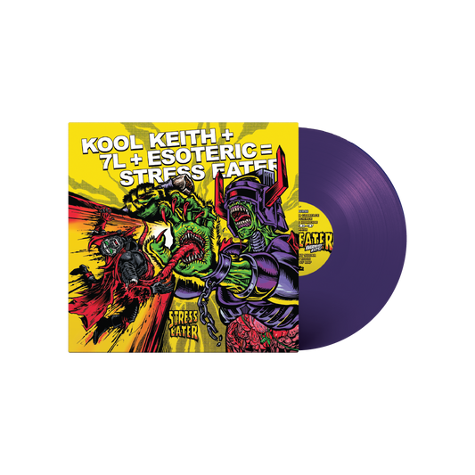 Stress Eater (Kool Keith x CZRFACE):  'Everybody Eats!' Purple Vinyl LP (Limited Edition Jacket Art)