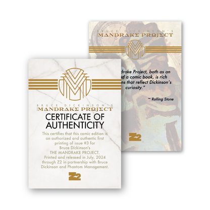 Bruce Dickinson's THE MANDRAKE PROJECT: Issue 3 - Deluxe Edition