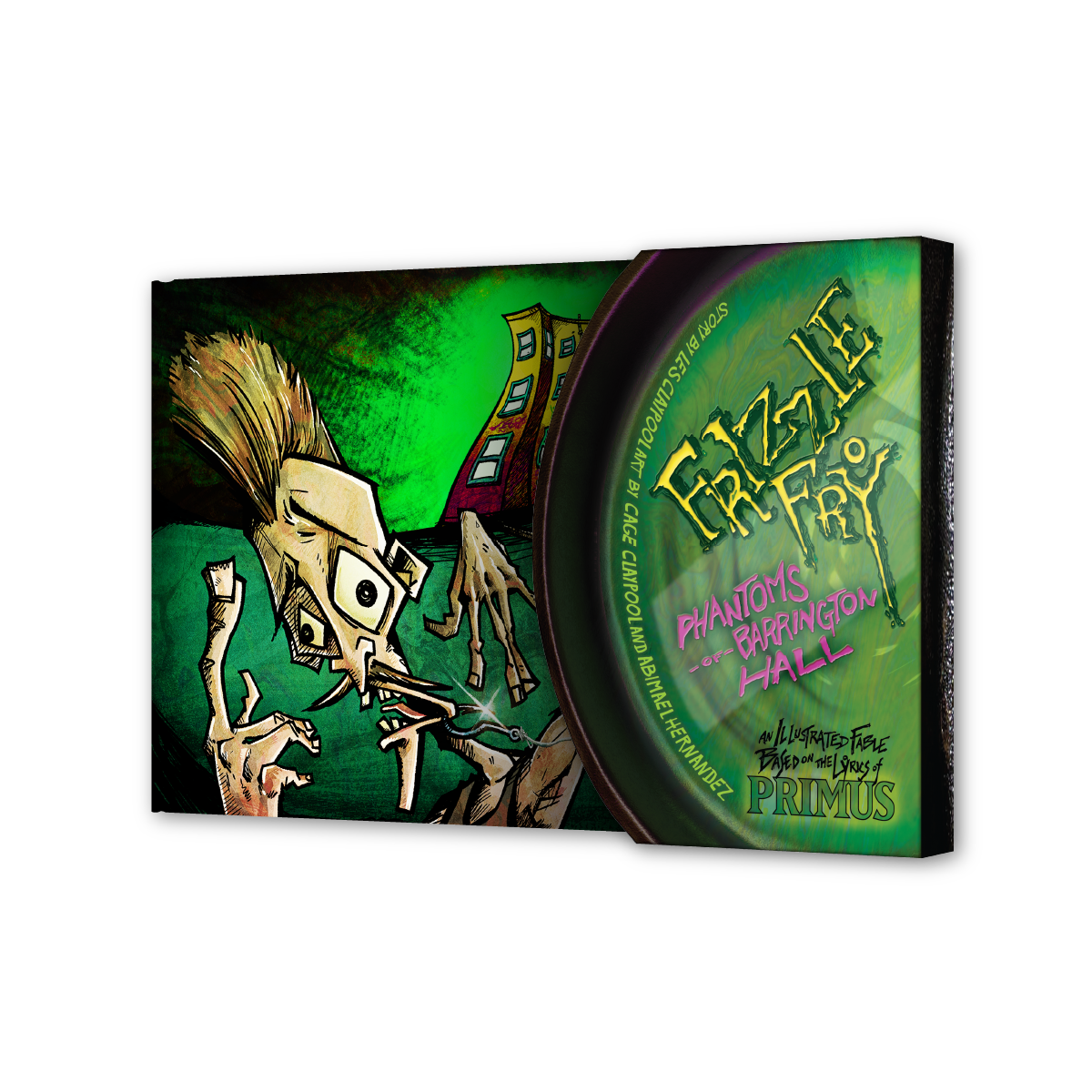 PRIMUS presents Frizzle Fry: The Phantoms of Barrington Hall + Vinyl LP (Book Signed by Les Claypool)