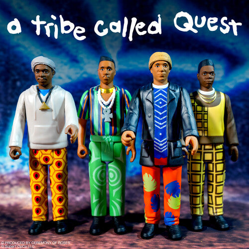 Super7 - A Tribe Called Quest - ReAction Figures Wv1 - People's Instinctive Travels and the Paths of Rhythm 4-Pack (Large Item, Action Figure) |
