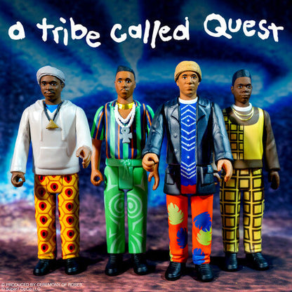 Super7 - A Tribe Called Quest - ReAction Figures Wv1 - People's Instinctive Travels and the Paths of Rhythm 4-Pack (Large Item, Action Figure) |