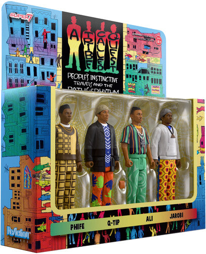 Super7 - A Tribe Called Quest - ReAction Figures Wv1 - People's Instinctive Travels and the Paths of Rhythm 4-Pack (Large Item, Action Figure) |