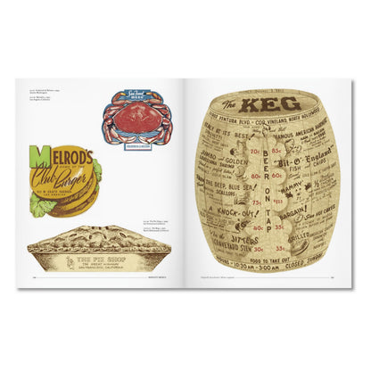 Menu Design in America (German, French, English)