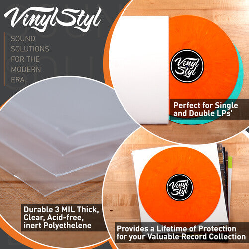 Protective Outer Record Sleeves - 50 Count |