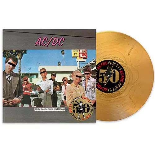 AC/DC - Dirty Deeds Done Dirt Cheap (50th Anniversary Edition, Gold Color Vinyl) [Import] | Mint (M) Mint (M)